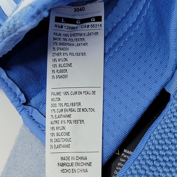 Nike Alpha Huarache Elite Unisex Batting Gloves Blue CV0720 431 Size Large New - Picture 8 of 8